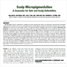 アメリカ臨床美容皮膚科学会誌論文掲載